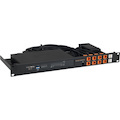 RACKMOUNT.IT SW-Rack RM-SW-T9 1U Rack-mountable Rack Shelf for Networking, Firewall - 482.60 mm Rack Width - Jet Black