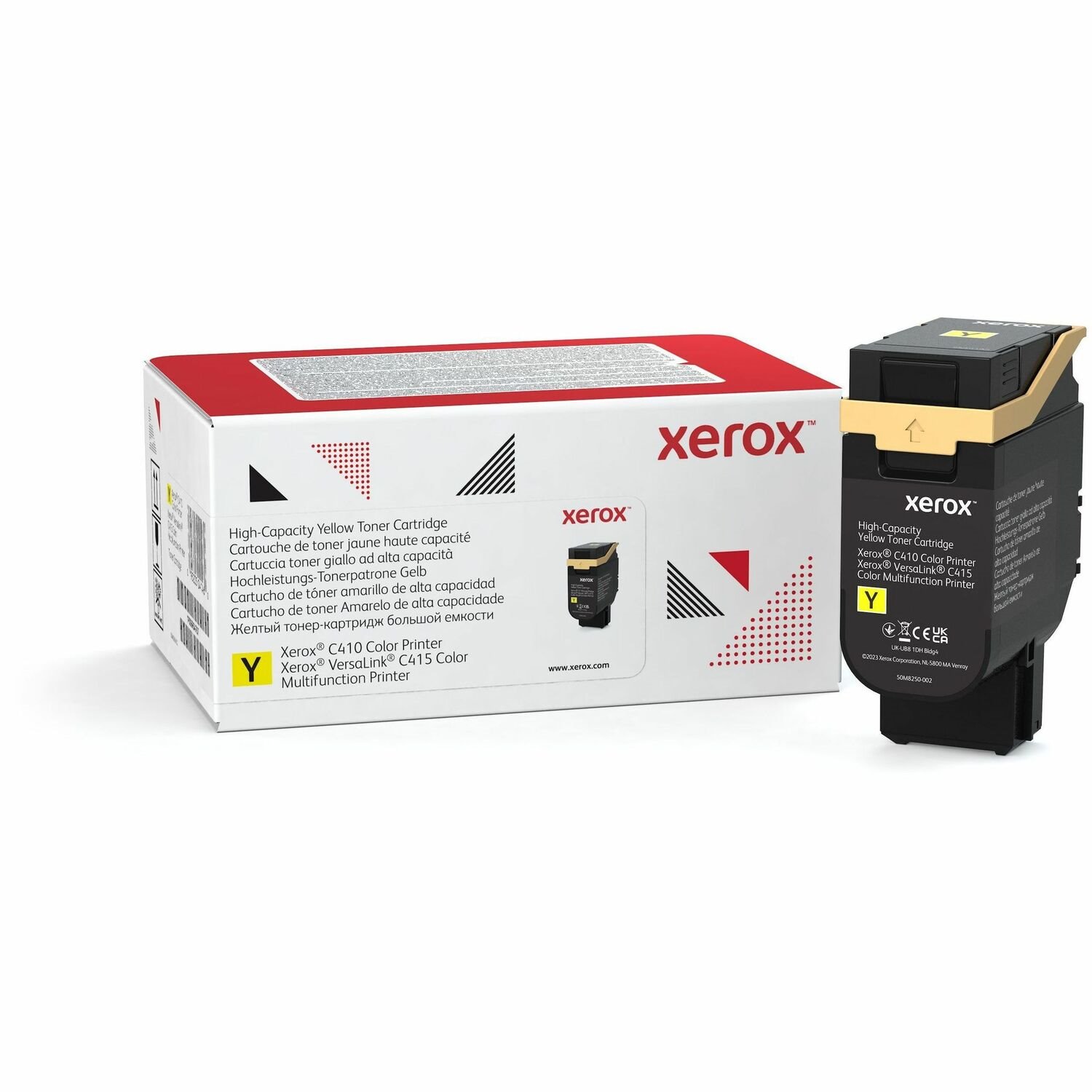 Xerox Origineel Hoog Rendement Laser Tonercartridge - Box - Retourneringsprogramma - Geel - 1 Pak