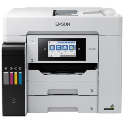 Epson ET-5880 Wireless EcoTank Inkjet Multifunction Printer - Color