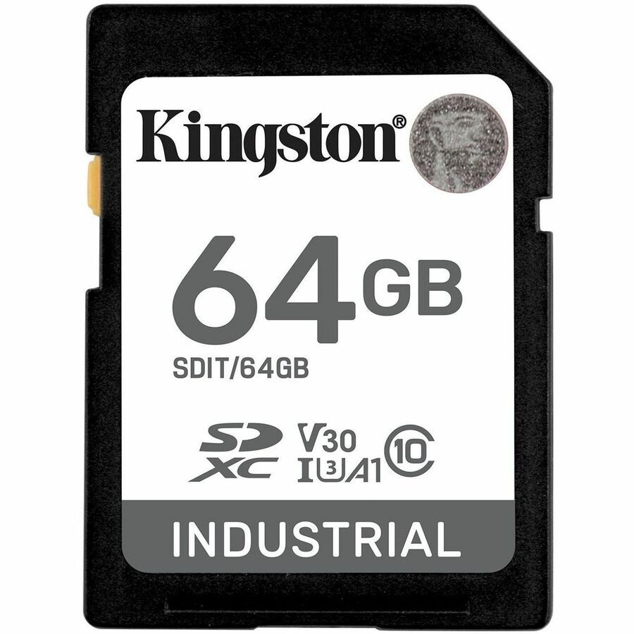 64GB SDXC Industrial C10 -40C to 85C U3