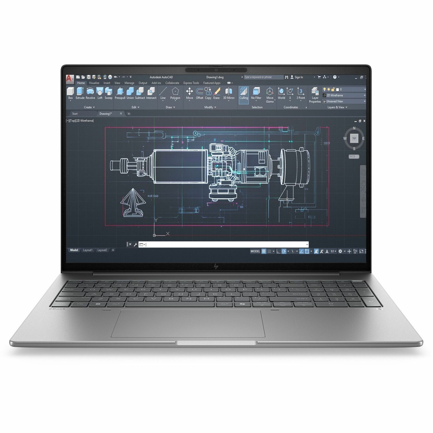 HP ZBook 8 G1i 16" Mobile Workstation - Intel Core Ultra 7 2nd Gen 255H - 32 GB - 1 TB SSD - English Keyboard - Meteor Silver