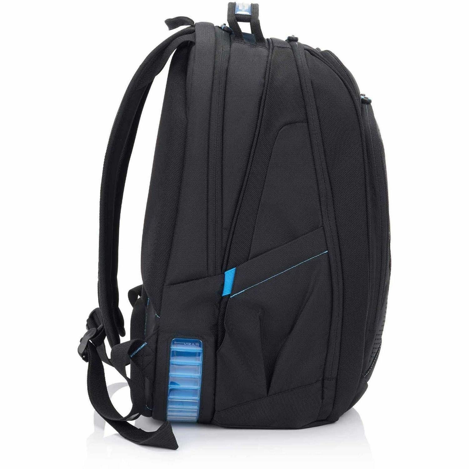 Samsonite Viz Air Carrying Case (Backpack) for 39.6 cm (15.6") Notebook - Hyper Blue, Black