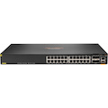 HPE 6300F 24-port 1GbE Class 4 PoE and 4-port SFP56 Switch