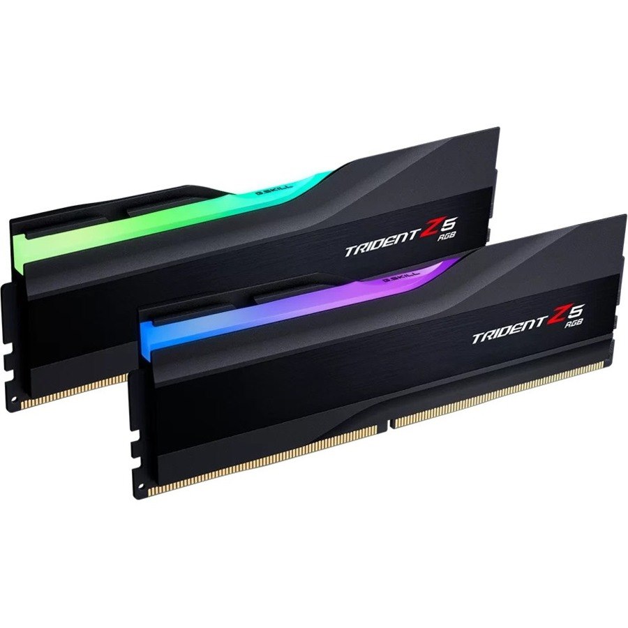 G.SKILL Trident Z5 RGB RAM Module for Desktop PC, Motherboard - 64 GB (2 x 32GB) - DDR5-6000/PC5-48000 DDR5 SDRAM - 6000 MHz - CL32 - 1.40 V