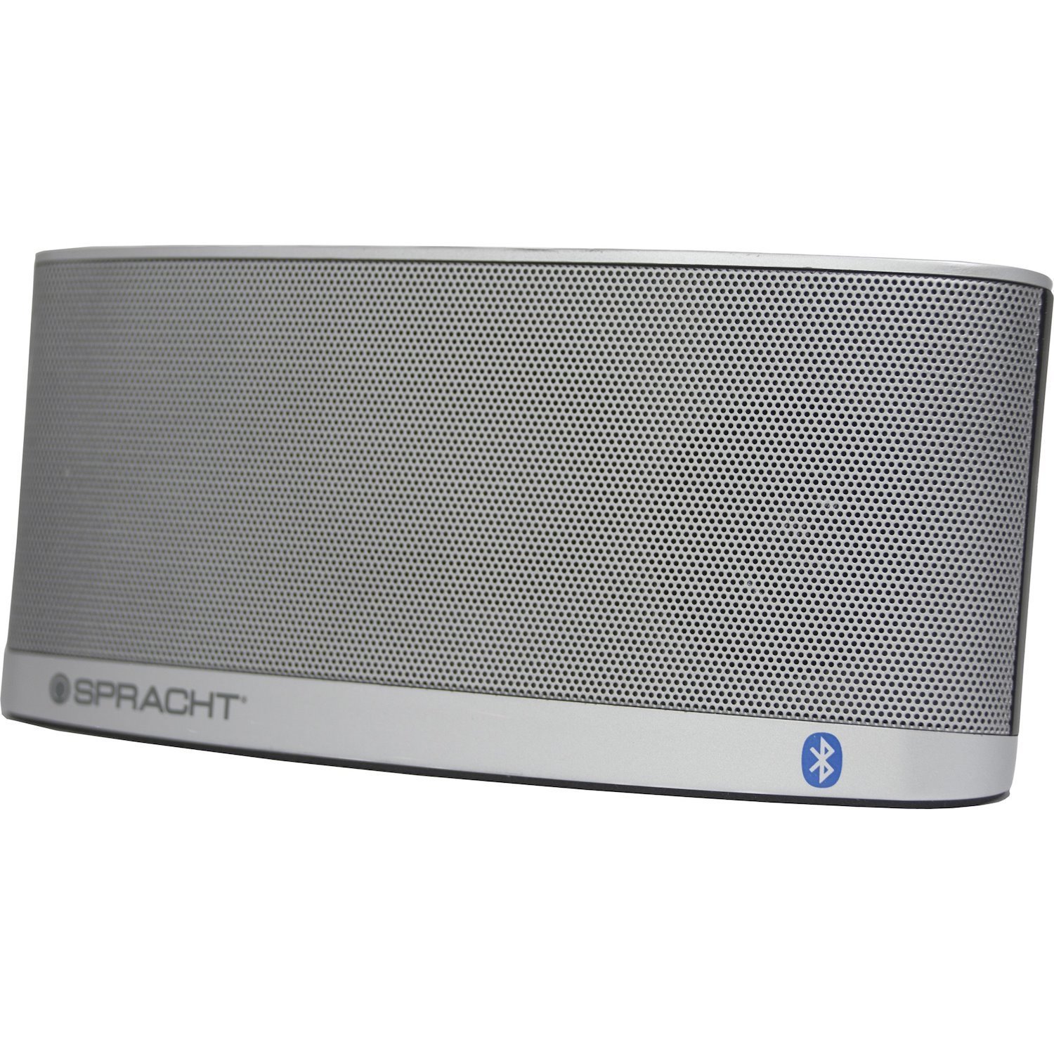 Spracht Blunote2.0 Portable Bluetooth Speaker System - 10 W RMS - Silver