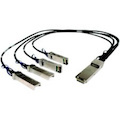 Extreme Networks 1m QSFP+ to 4xSFP+ fanout,26 AWG