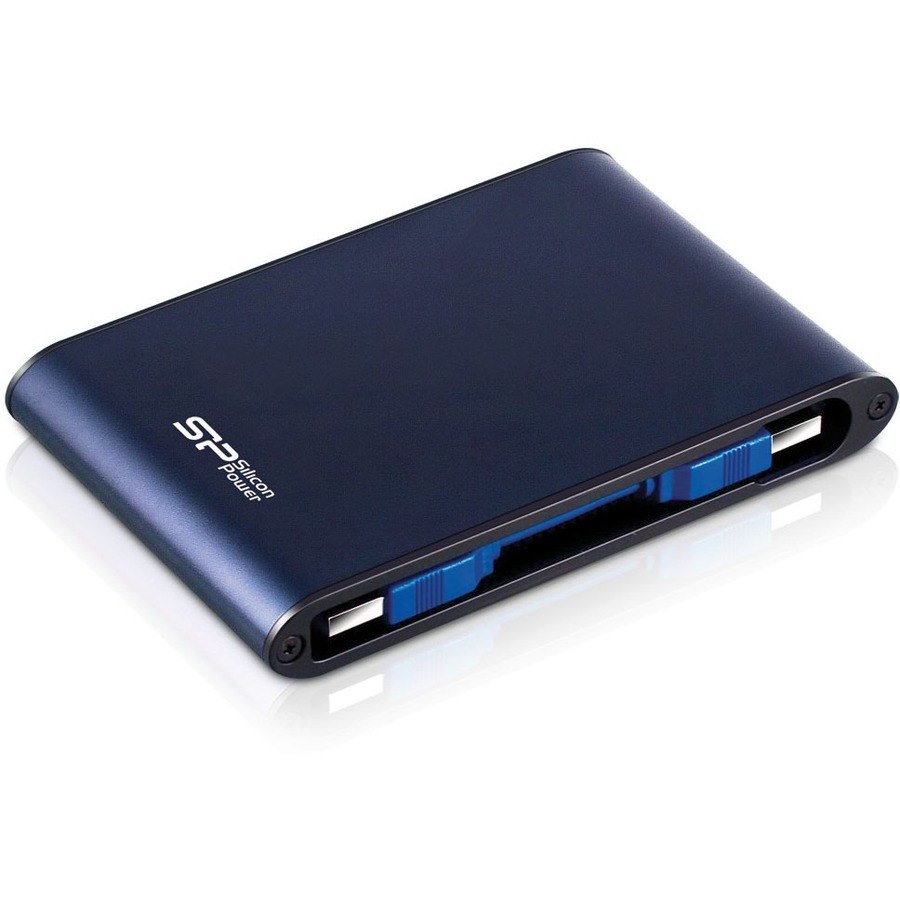 Silicon Power Armor A80 2 TB Hard Drive - External - Black, Blue