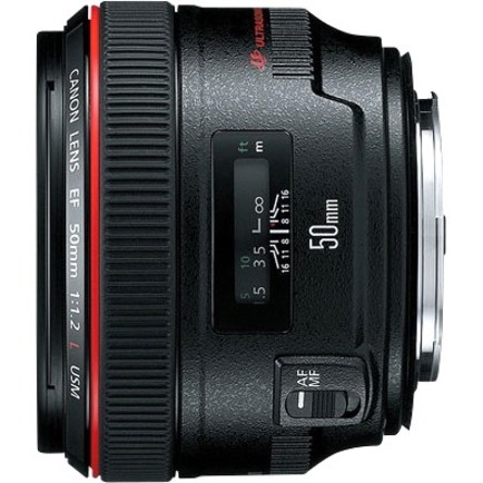 Canon EF 50mm f / 1.2L USM Normal Lens