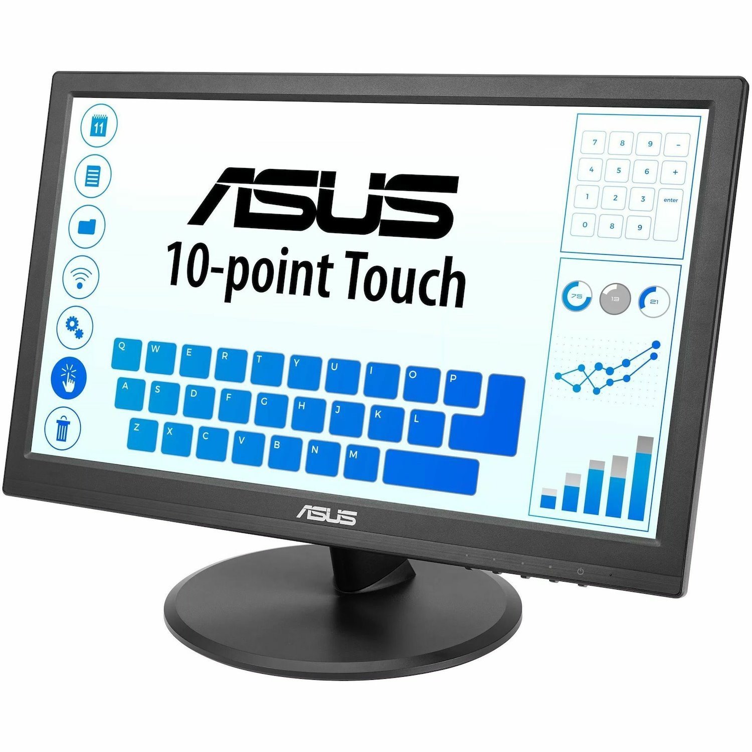 Asus VT169HE 16" Class LED Touchscreen Monitor - 16:9 - 5 ms