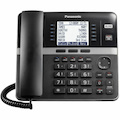 Panasonic KX-TGW420 DECT 6.0 1.90 GHz Corded/Cordless Phone - Desktop - Black