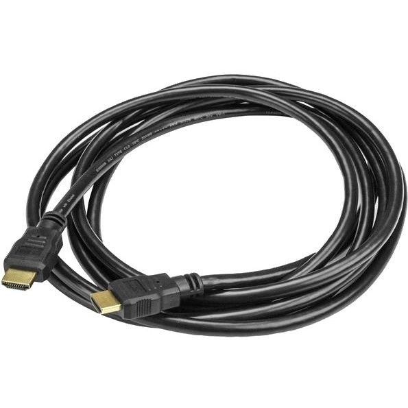 StarTech.com 10ft/3m HDMI Cable, 4K High Speed HDMI Cable with Ethernet, Ultra HD 4K 30Hz Video, HDMI 1.4 Cable, HDMI Monitor Cord, Black