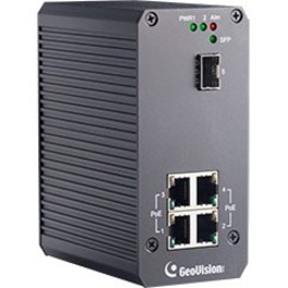 GeoVision GV-PoE0410-E 4-port Gigabit 802.3at PoE Switch