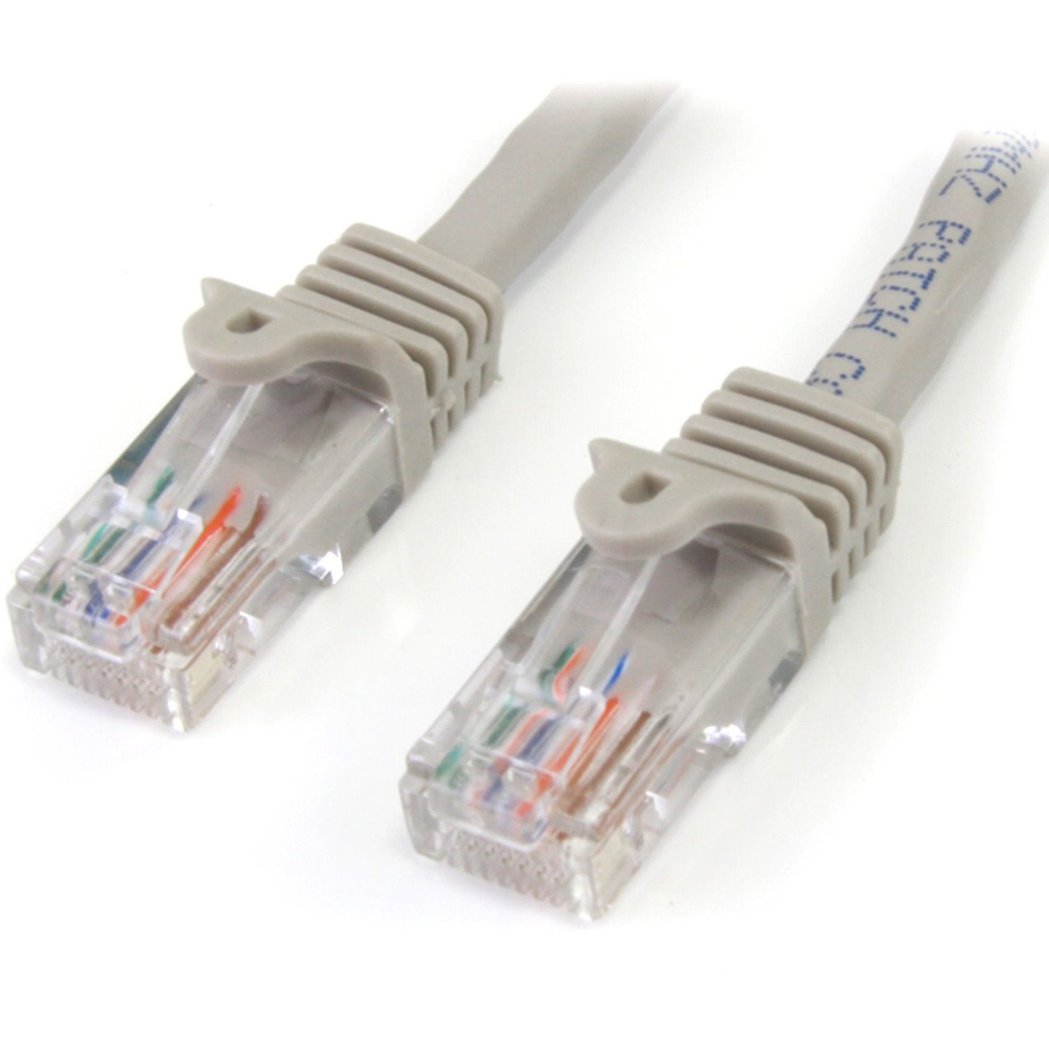 StarTech.com 2 m Gray Cat5e Snagless RJ45 UTP Patch Cable - 2m Patch Cord