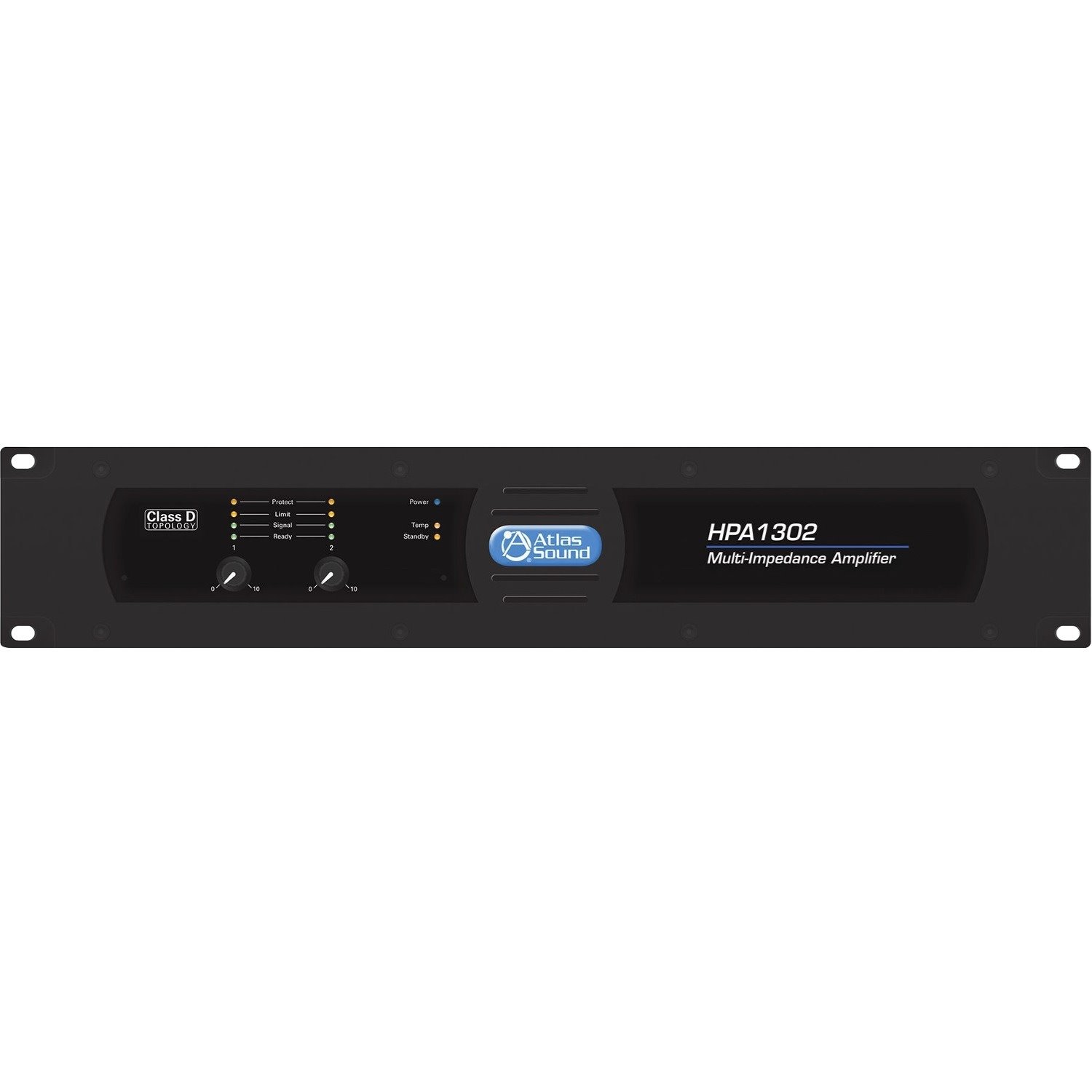 AtlasIED HPA1302 Amplifier - 1300 W RMS - 2 Channel - Black