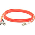 AddOn 40m ST to LC Orange OM1 Duplex OFNR (Riser-Rated) MMF Fiber Patch Cable