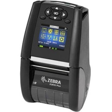 Zebra ZQ610 Plus Desktop, Industrial, Mobile Direct Thermal Printer - Monochrome - Label/Receipt Print - Bluetooth - Near Field Communication (NFC)