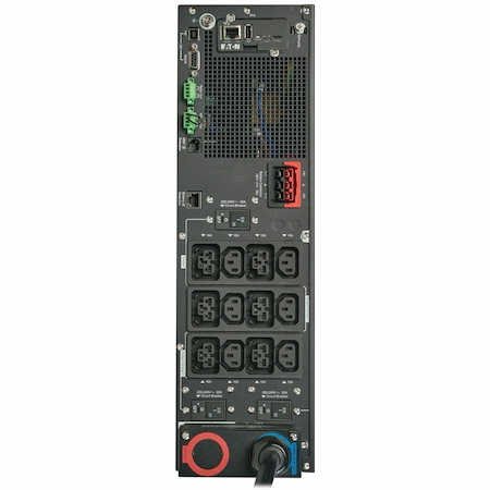 Eaton 9PX G2 6000VA 5400W 208V Online Double-Conversion UPS - L6-30P or Hardwired Input, 6 C39 and 6 C13 Outlets, Cybersecure Network Card, Extended Run, 3U Rack/Tower