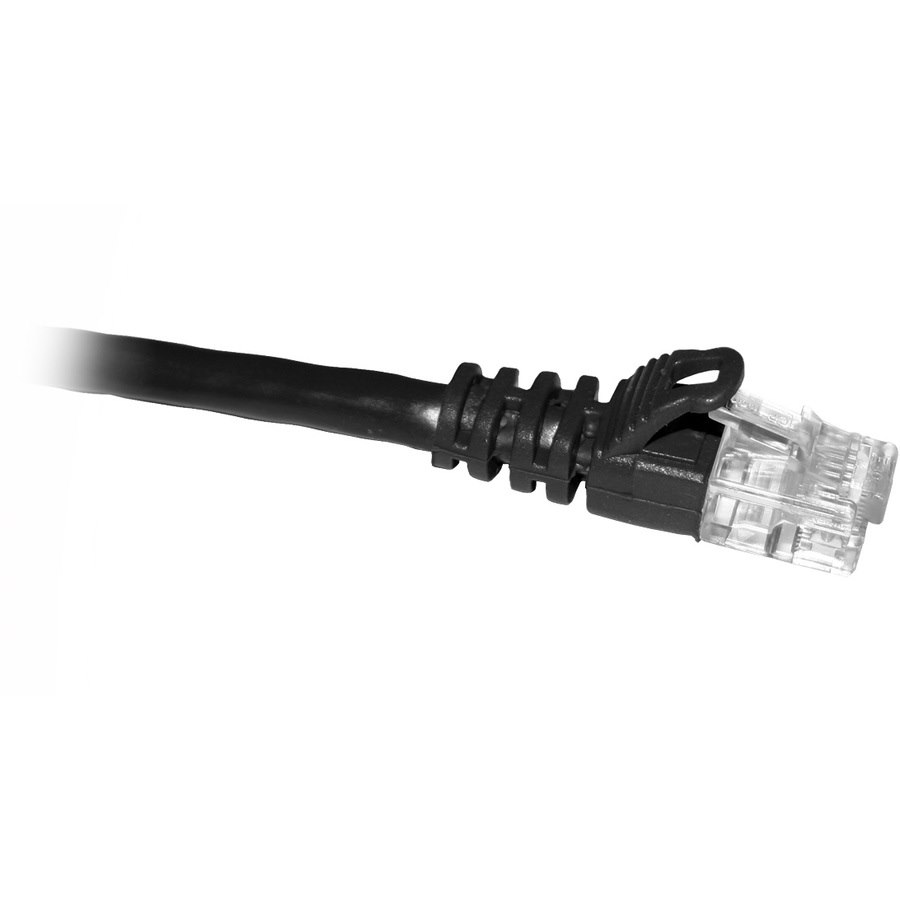 ClearLinks 75FT Cat5E 350MHZ Black Molded Snagless Patch Cable