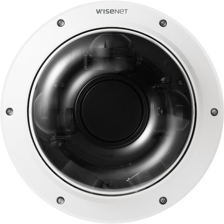Wisenet PNM-8082VT 2 Megapixel Outdoor Full HD Network Camera - Color - Dome - White