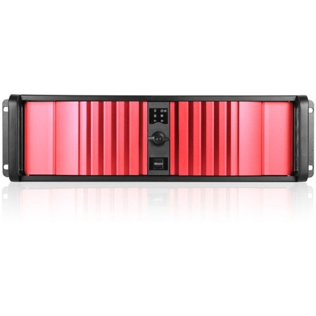 iStarUSA D Storm D-300SEA-RD-T7SA Server Case with Red SEA Bezel and HDD Hot-swap Rack