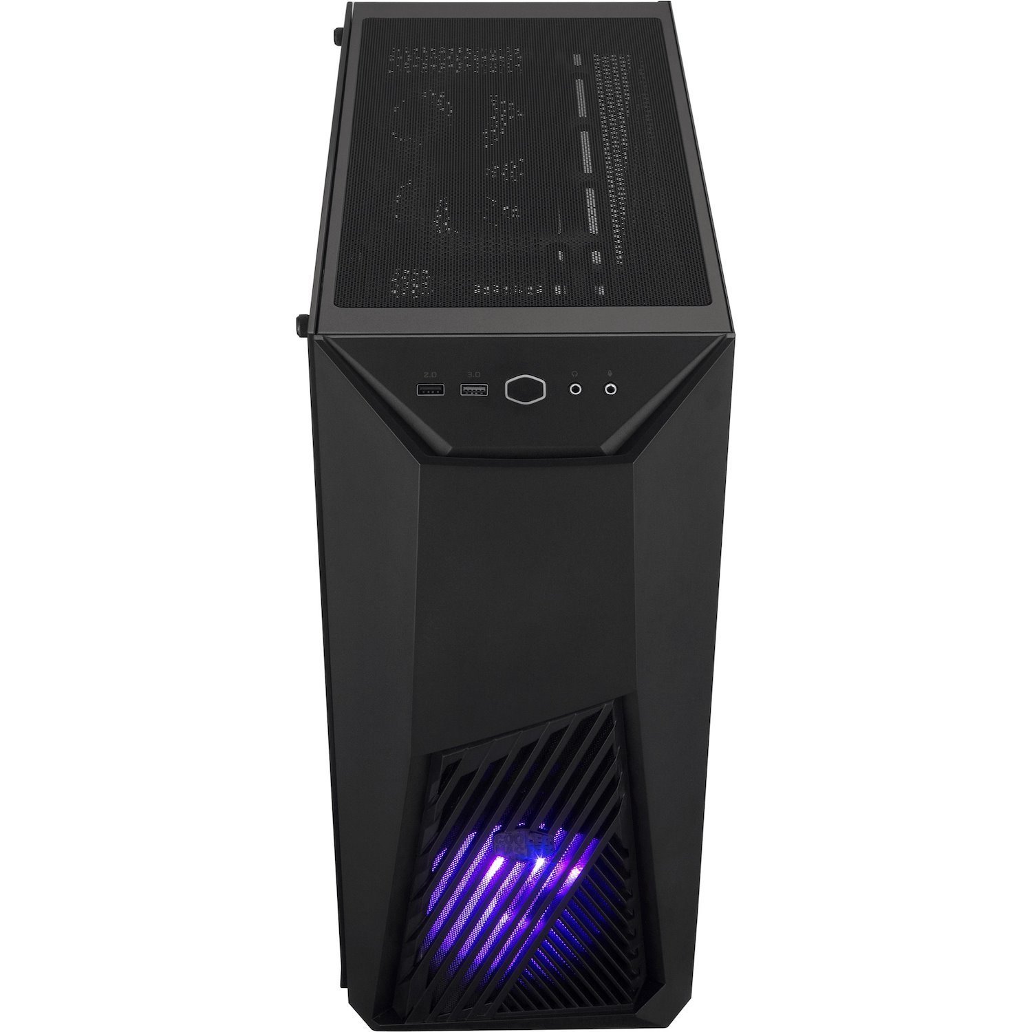 Cooler Master MasterBox MCB-K501L-KGNN-SR1 Gaming Computer Case - EATX, SSI CEB, ATX Motherboard Supported - Mid-tower - Steel, Mesh, Plastic, Acrylic - Black