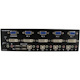 StarTech.com 4-Port DVI and VGA, USB KVM Switch with Audio and USB 2.0 Hub