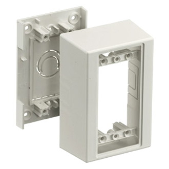 Hubbell PT12DBA Mounting Box - Office White