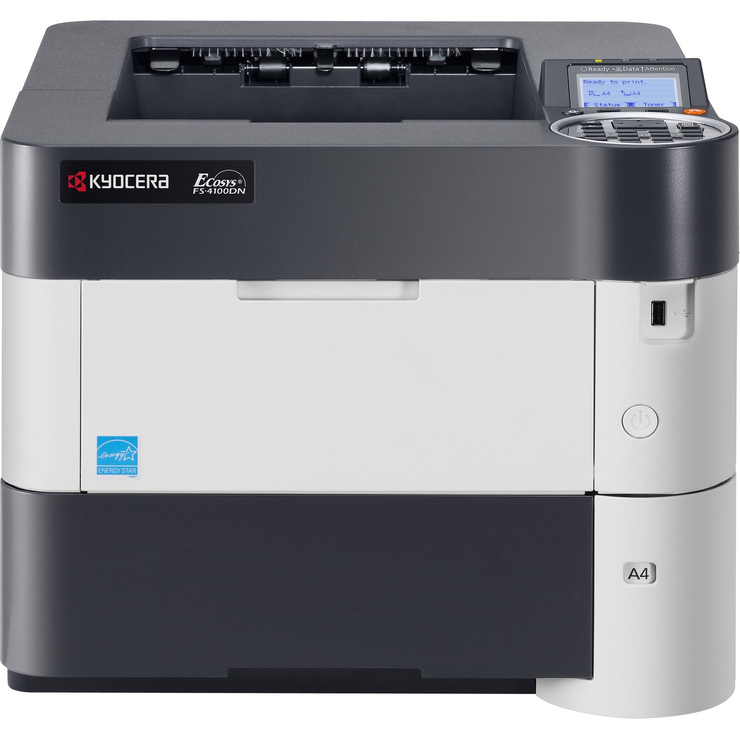 Kyocera Ecosys FS FS-4100DN Desktop Laser Printer - Monochrome