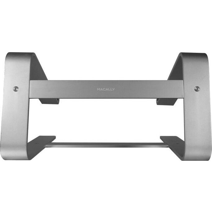 Macally Aluminum Horizontal Laptop Stand for Laptops and Macbooks up to 17"