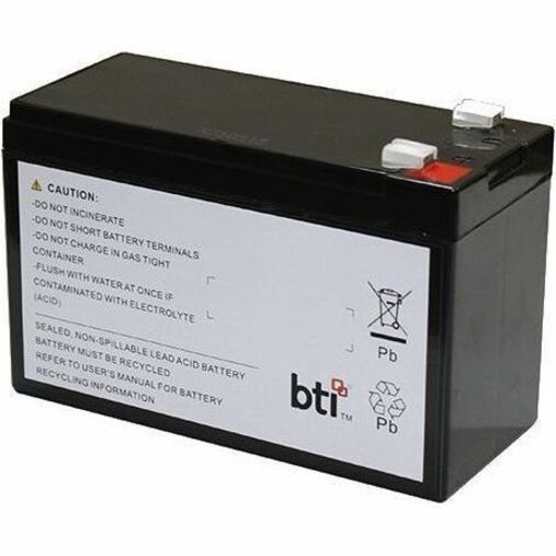 BTI APCRBC114-TAA 12V 1-CELL LEAD ACID UPS BATTERY REPLACES APCRBC114, RBC114 (TAA-Compliant) - 2 YR WARRANTY