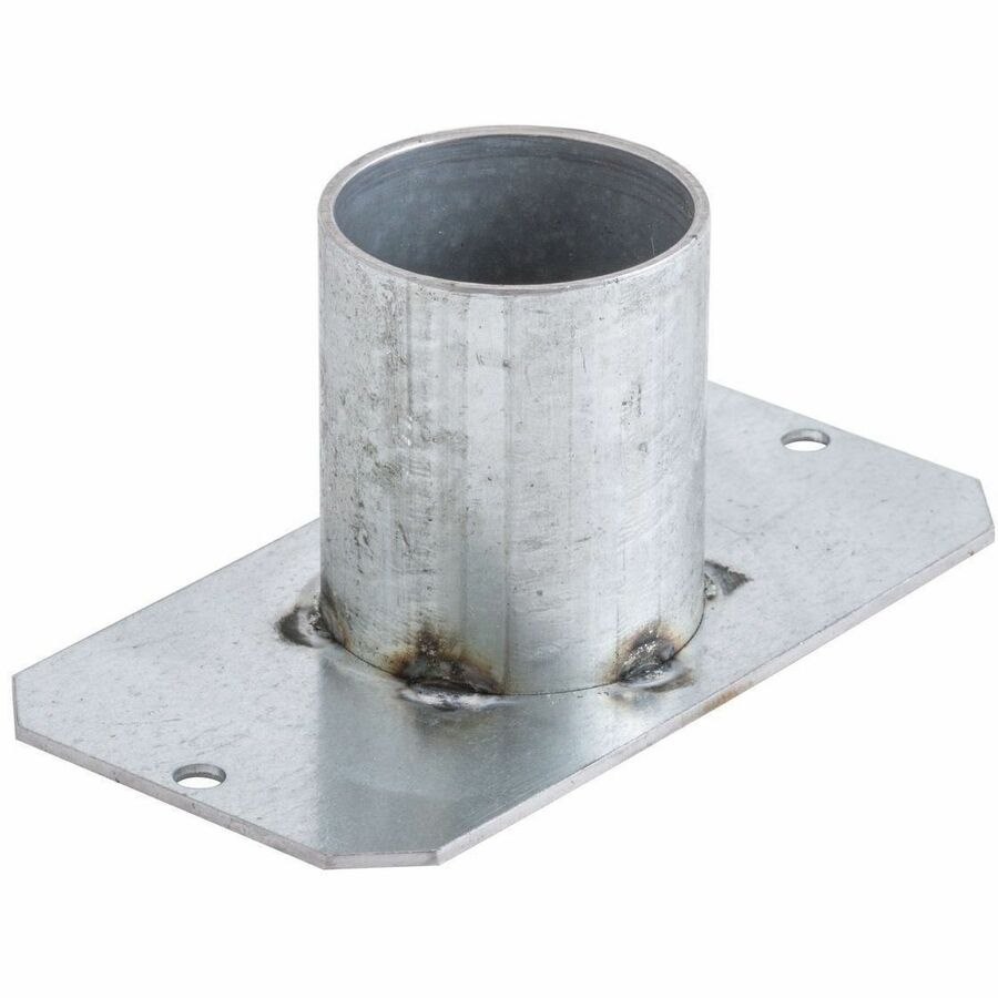 Hubbell Premise Wiring Recessed 10" Series, Bottom Feed Plate, Center, 1-1/4" EMT