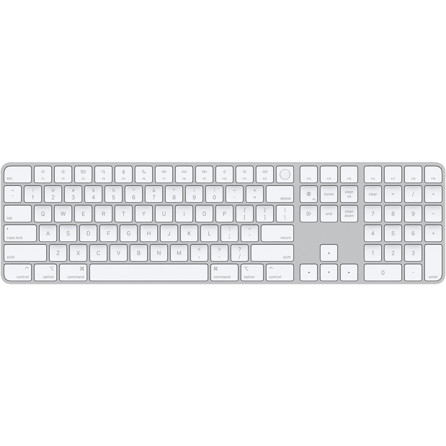 Apple Magic Keyboard - Wireless Connectivity - Lightning Interface - English (US) - White