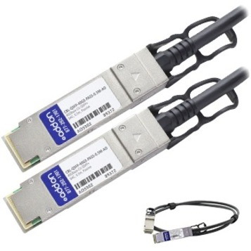 AddOn Dell Force10&reg; CBL-QSFP-40GE-PASS-0.5M Compatible TAA Compliant 40GBase-CU QSFP+ Direct Attach Cable (Passive Twinax, 50cm)