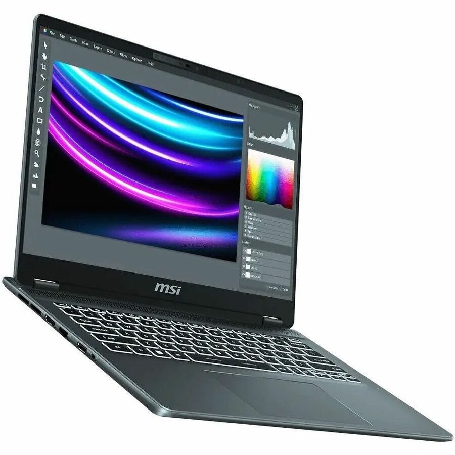 MSI Prestige 14 AI Studio C1U PRESTIGE 14 AI STUDIO C1UDXG-019AU 14" Notebook - Full HD Plus - Intel Core Ultra 7 155H - Intel Evo Platform - 16 GB - 1 TB SSD - Stellar Gray