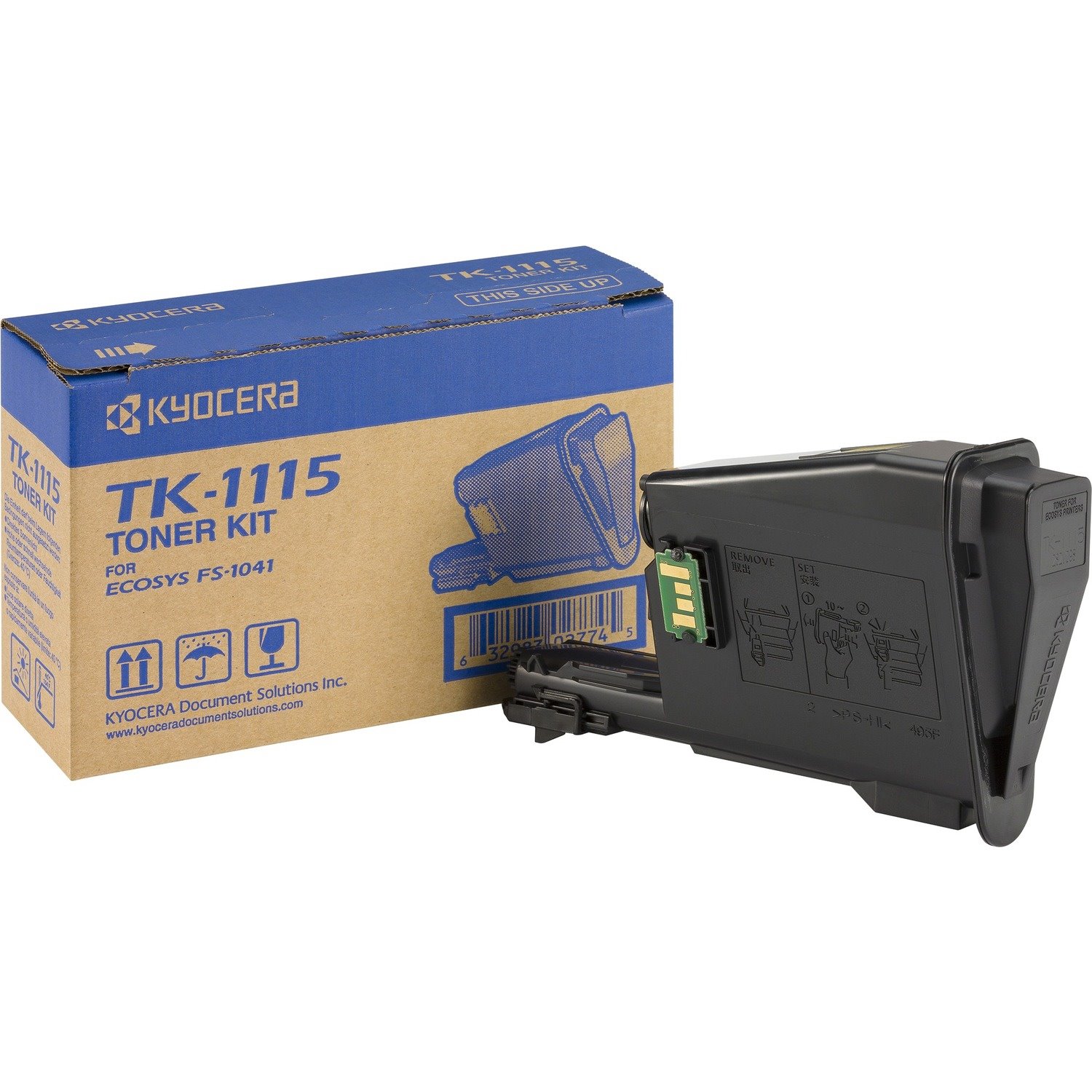 Kyocera TK-1115 Original Laser Toner Cartridge - Black Pack