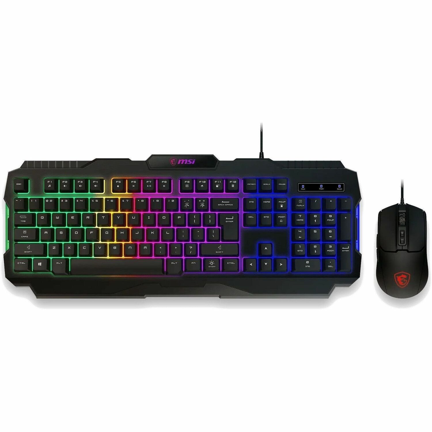 MSI FORGE GK100 Gaming Keyboard & Mouse