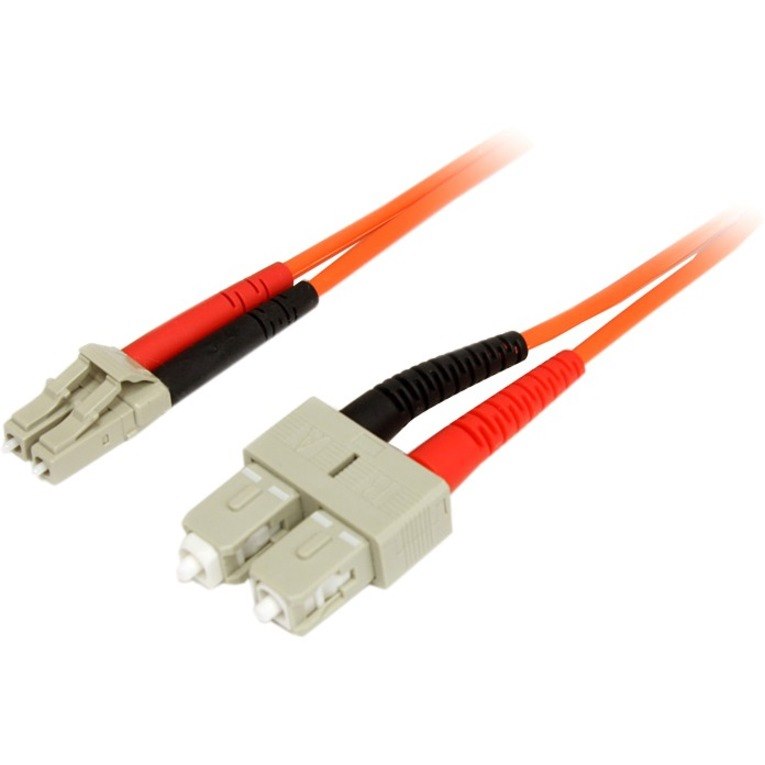 StarTech.com 3m Fiber Optic Cable - Multimode Duplex 62.5/125 LSZH Fiber Jumper Cord - LC/SC