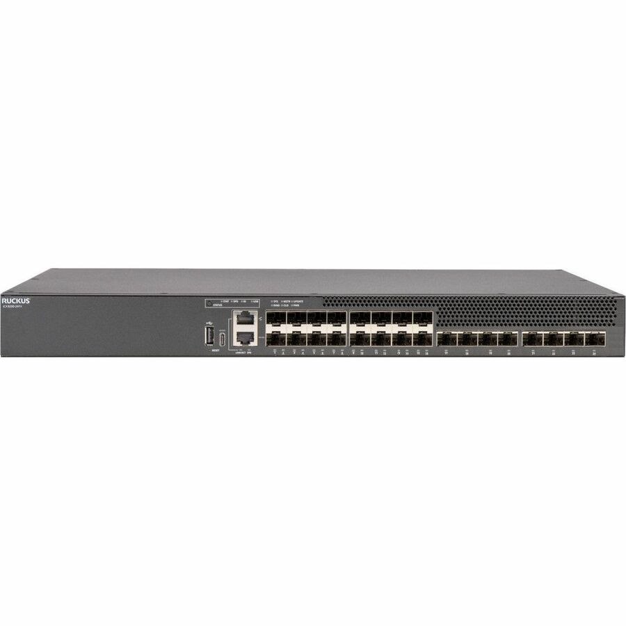 RUCKUS ICX 8200 ICX8200-24FX Manageable Ethernet Switch - 10 Gigabit Ethernet, 25 Gigabit Ethernet - 10GBase-X, 25GBase-X