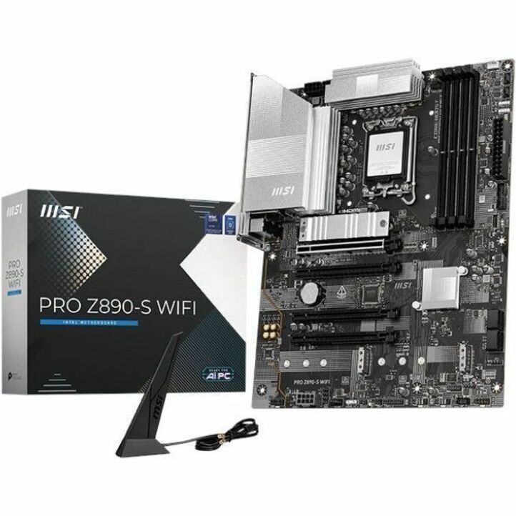 MSI Z890-S WIFI Gaming Desktop Motherboard - Intel Z890 Chipset - Socket LGA-1851 - ATX