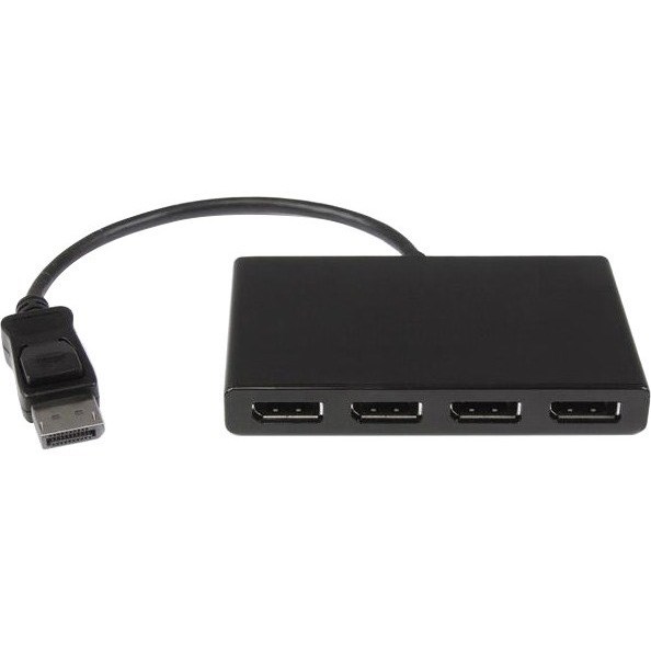 StarTech.com 4-Port DisplayPort 1.2 Splitter, DisplayPort to 4x DP Multi-Monitor Adapter, Quad 1080p 60Hz Computer MST Hub, Windows Only~4-Port Multi Monitor Adapter, DisplayPort 1.2 MST Hub, 4x 1080p, DP Video Splitter for Extended Desktop Mode, Windows Only