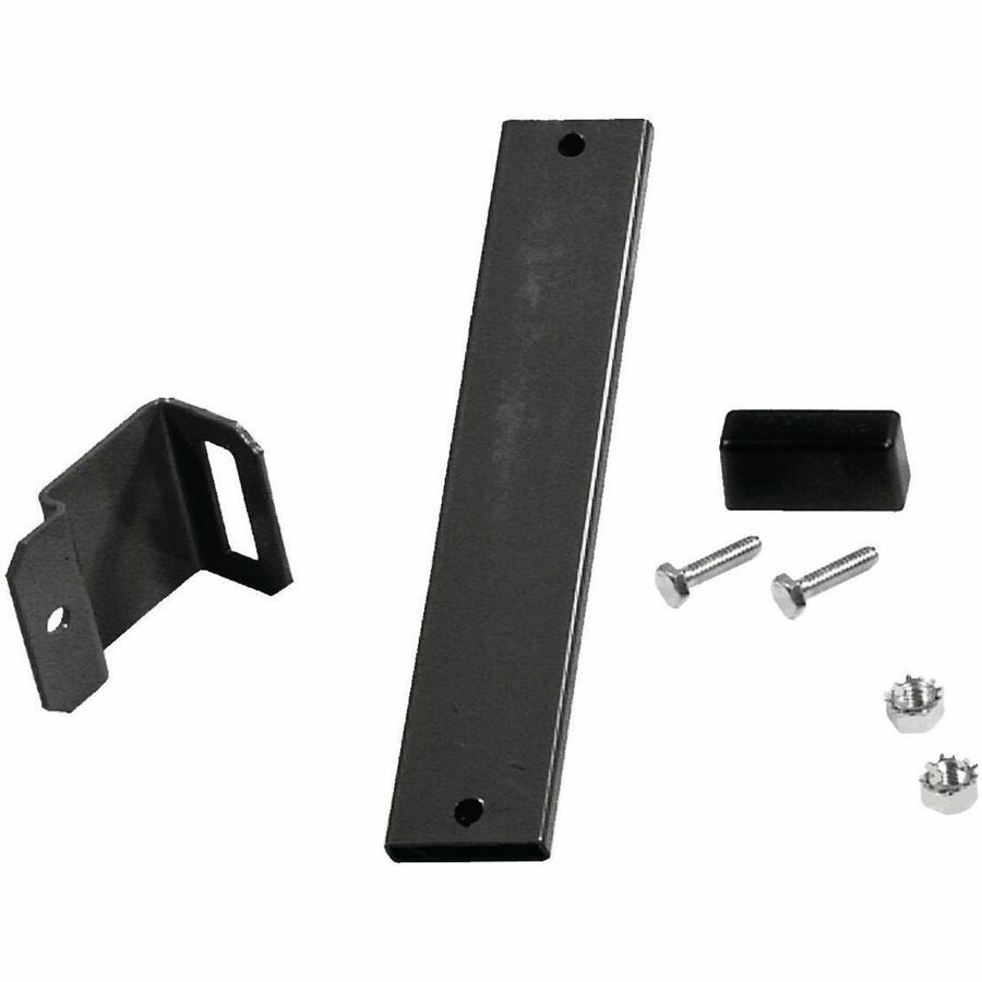 Hubbell Premise Wiring NEXTFRAME Ladder Rack, Cable Retaining Fence Post, 10" , Black