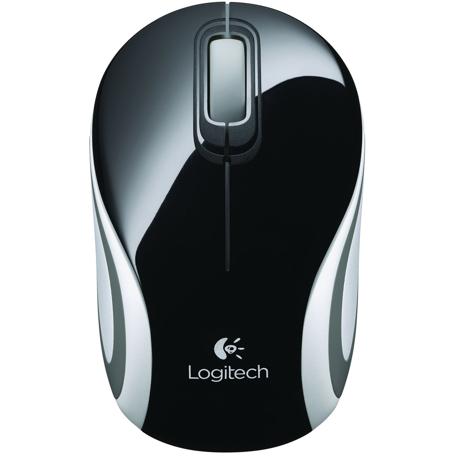 Logitech M187 Mouse - Radio Frequency - USB - Optical - Black