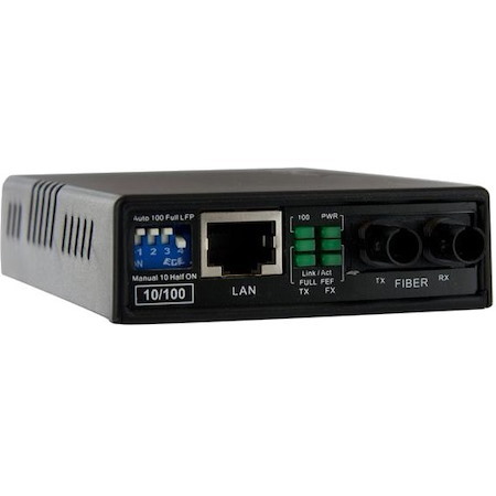 StarTech.com 10/100 Multi Mode Fiber Copper Fast Ethernet Media Converter ST 2 km