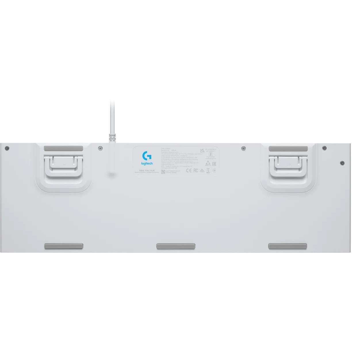 Logitech G G815 Gaming-toetsenbord - Kabel Verbinding - USB Interface - Frans - AZERTY indeling - Wit