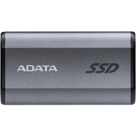 Adata Elite SE880 AELI-SE880-1TCGY 1 TB Portable Solid State Drive - External - Titanium Gray