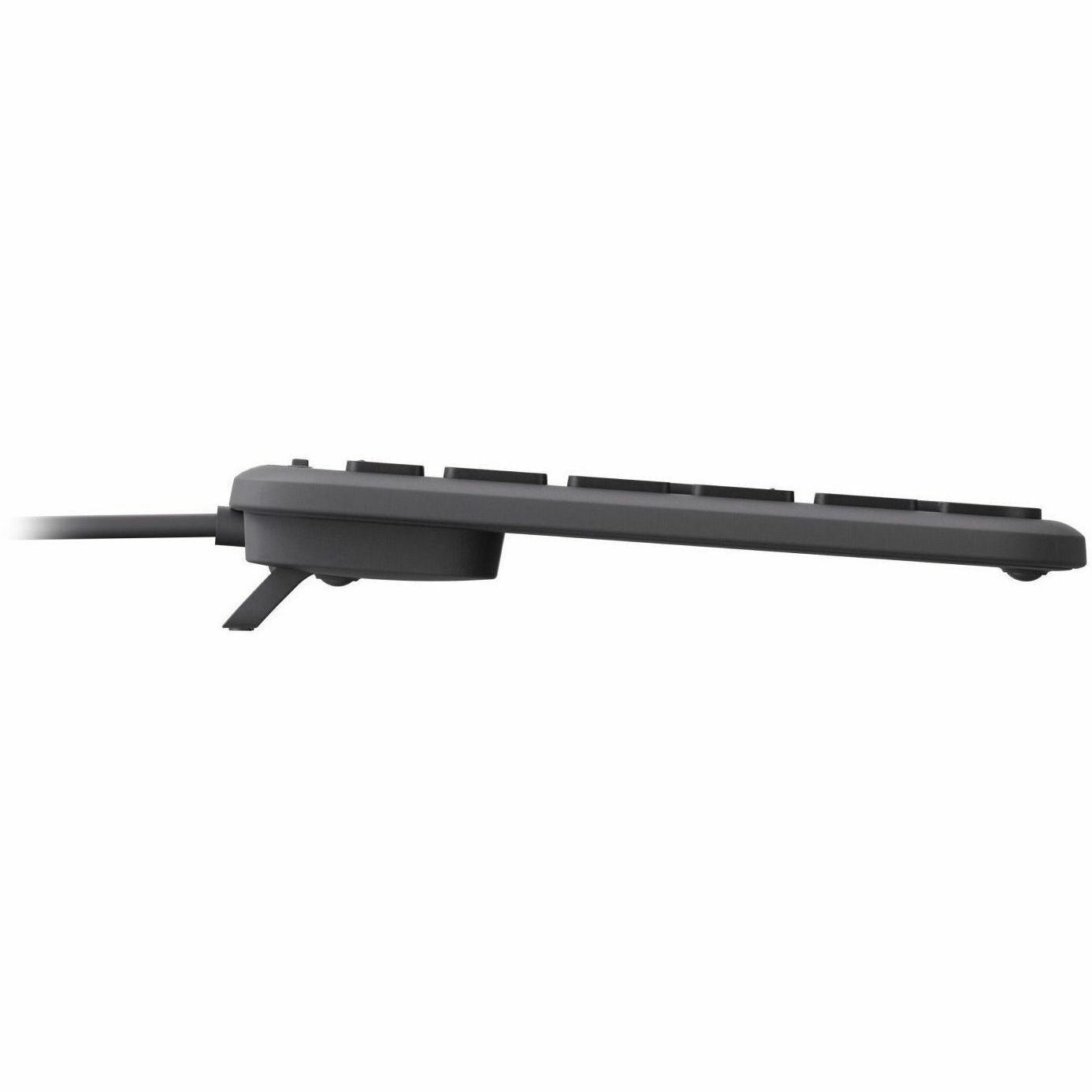 Logitech Signature Slim K620 Toetsenbord - Full-size - Kabel Verbinding - USB Type C Interface - Belgisch - AZERTY indeling - Grafiet