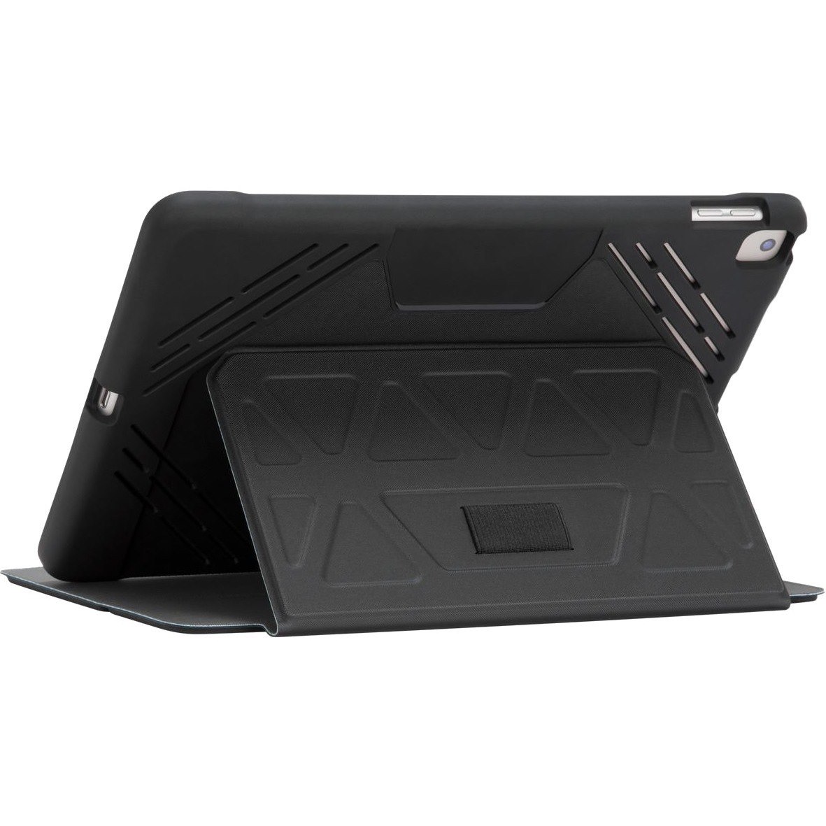 Targus Pro-Tek THZ852GL Carrying Case (Folio) for 10.2" to 10.5" Apple iPad (9th Generation), iPad (8th Generation), iPad (7th Generation), iPad Air, iPad Pro Apple Pencil, Stylus, Tablet - Black