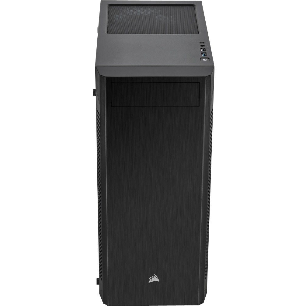 Corsair 110R Gaming Computer Case - ATX Motherboard Supported - Mid-tower - Steel, Plastic, Tempered Glass - Black