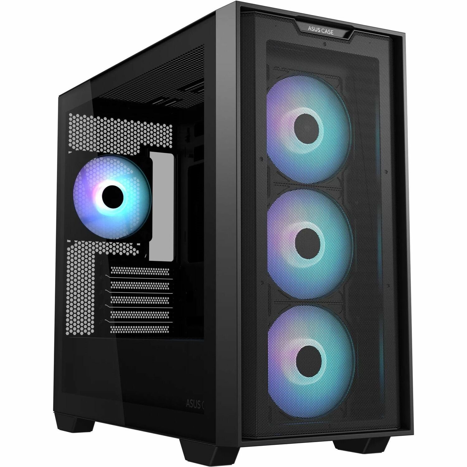 Asus ASUS A21 PLUS Case Computer Case - Mini ITX, Micro ATX Motherboard Supported - Mid-tower - Mesh - Black