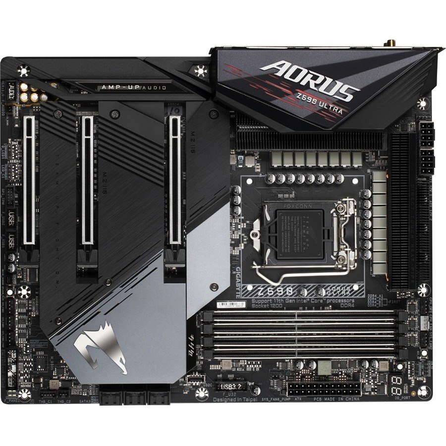GIGABYTE Ultra Durable Z590 AORUS ULTRA Desktop Motherboard - Intel Z590 Chipset - Socket LGA-1200 - Intel Optane Memory Ready - ATX
